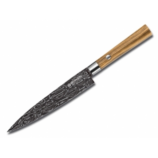 Böker Damast Enchoku Allzweckmesser Olive