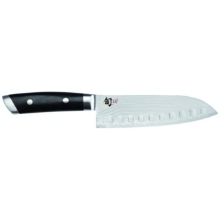 Kai Shun Kaji Santoku mit Kullenschliff 16,5 cm Klinge