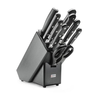 Wüsthof Messerblock Buche schwarz 9 tlg