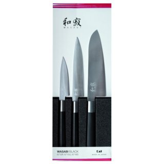 Kai Wasabi Black 3-tlg. Messerset