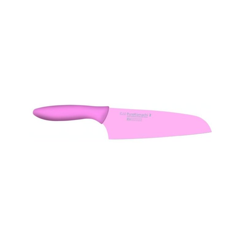 Kai Shun Pure Komachi 2 Santoku Knife 15 cm Pink