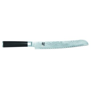 Kai Shun Brotmesser 22,5 cm, gegenläufiger Wellenschliff