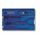 Victorinox Swiss Card Classic, blau transparent