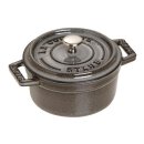 Staub Mini Cocotte grafitgrau 10 cm rund 0,25 l