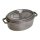 Staub Cocotte grafitgrau 27 cm oval 3,2 l