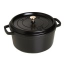 Staub Cocotte schwarz 28 cm rund 6,7 l