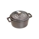 Staub Cocotte grafitgrau 20 cm rund 2,2 l