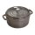 Staub Cocotte grafitgrau 26 cm rund 5,2 l