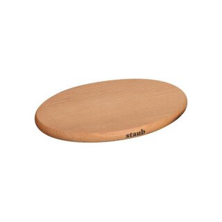 Staub Magnetischer Topfuntersetzer 21 x 15 cm Holz