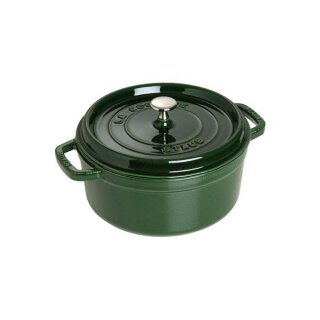 Staub Cocotte basilikumgrün 26 cm rund 5,2 l