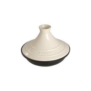 Staub Tajine 28 cm Schwarz - Creme