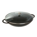 Staub Wok 37 cm 5,7 l Schwarz