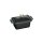 Staub Terrinenform, rechteckig, klein 15x11 cm 0,7 l Schwarz