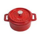 Staub Mini Cocotte kirschrot 10 cm rund 0,25 l