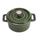 Staub Mini Cocotte basilikumgrün 10 cm rund 0,25 l