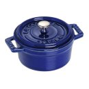 Staub Mini Cocotte dunkelblau 10 cm rund 0,25 l