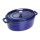 Staub Cocotte dunkelblau 31 cm oval 5,5 l