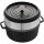 Staub Cocotte mit Dämpfeinsatz schwarz 26 cm rund 5,2 l