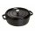 Staub Cocotte flach Höhe 14,1 cm schwarz 26 cm rund 3,8 l