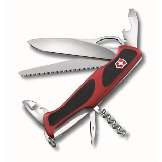 Victorinox Ranger 79 M Grip, 130 mm, rot/schwarz