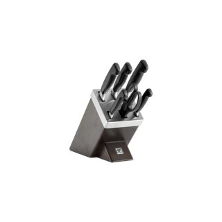 Zwilling ****®VIER STERNE Selbstschärfender Messerblock, Esche, 7-tlg.