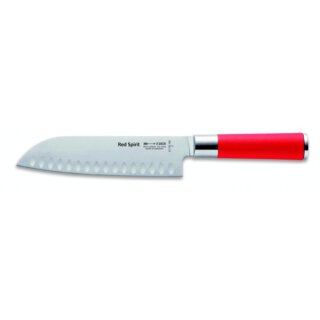 F. DICK Santoku mit Kullen Red Spirit, 18 cm