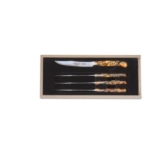 PremiumCut Steakmesser Steak No 1 Spicy Orange 4er Set von Giesser