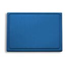 F. DICK Schneidbrett mit Saftrille, blau, 26,5 x 32,5 x...