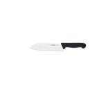 Giesser Santoku Kochmesser 18 cm Kullenschliff schwarz