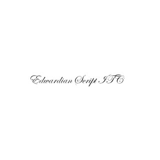 Schriftart Edwardian Script ITC